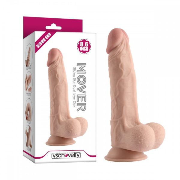Penis Realistico com Camada Dupla + Ventosa - MOVER 23x4,2CM - Image 6