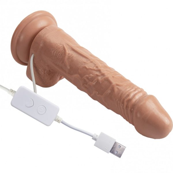 Pênis Com Ventosa, Vibração, Vai e Vem e Aquecimento Via USB - Image 2