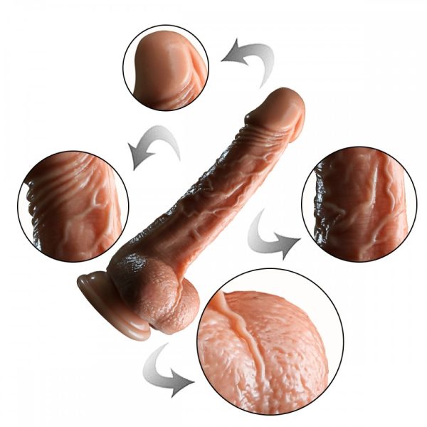 Dildo Com Vibração, Rotativo, Vai e vem, Esquenta + Controle - Image 4