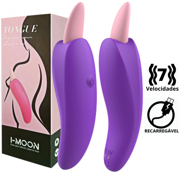 Língua vibratória Estimuladora de Clitóris Tongue - I-Moon