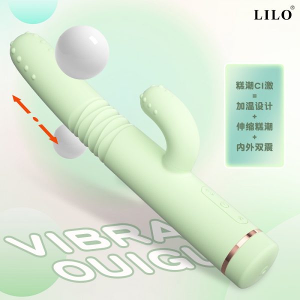 Vibrador de Ponto G e Clitóris com Vai e Vem Forma de Cacto - Image 9