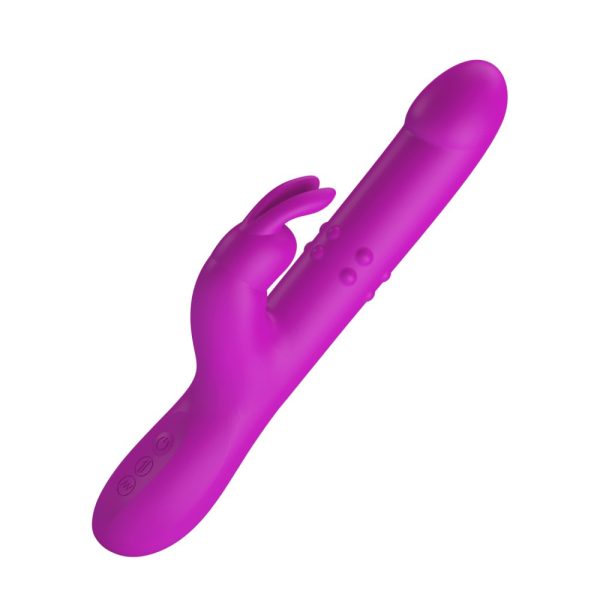 Vibrador de Ponto G Rotativo + Vai e Vem Com Coelhinho Reese - Image 10