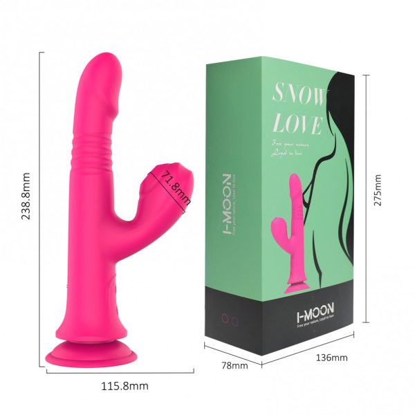 Vibrador Estimulador Clitoris e Ponto G Rotativo e Snow love - Image 2