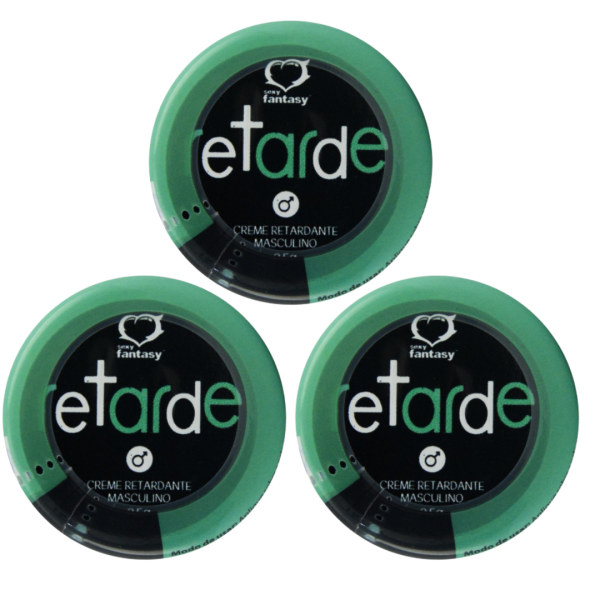 KIT 03 Gel Masculino Retarda Ejaculação Retarde Sexy Fantasy