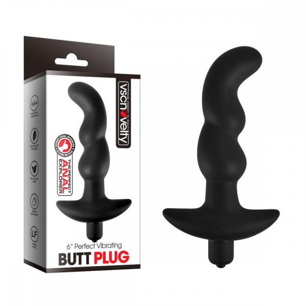 Plug Anal Escalonadado + Vibrador de 10 Velocidades 18x3,8CM