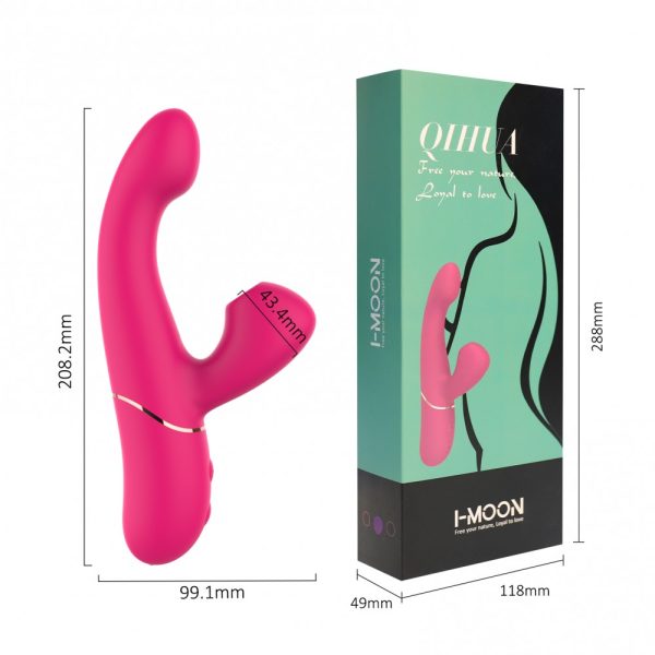 Vibrador Ponto G e Estimulador Clitoriano com Sucção - Niya - Image 9