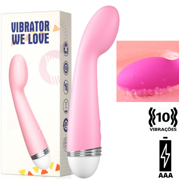Vibrador Estimulador Ponto G com 10 Modos de Vibração - LILO
