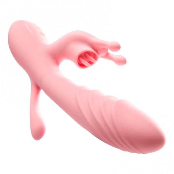 Vibrador de Ponta Tripla Multivelocidade com Aquecimento USB - Image 2