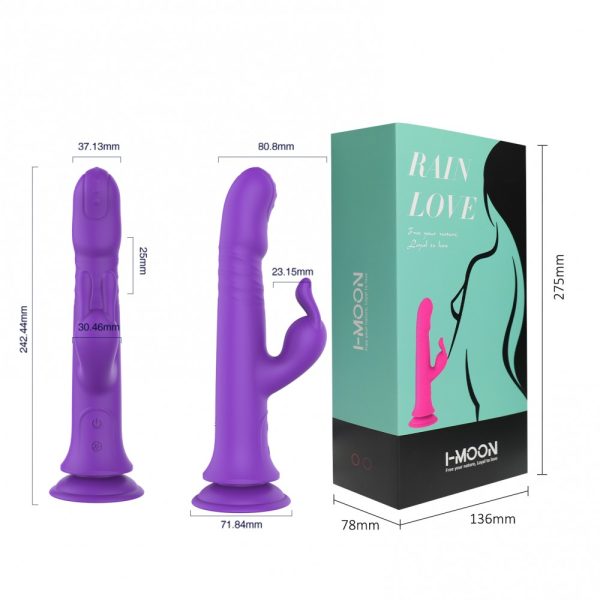 Vibrador Estimulador de Ponto G e Clitóris Rain Love I-Moon - Image 8