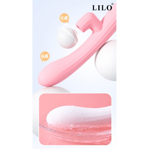Vibrador de Ponto G e Clitóris c/ Pulsação Recarregável Lilo - Image 4