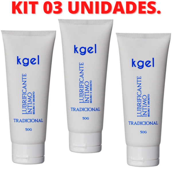 KIT 03 Kgel Lubrificante Intimo Umectante 50G Tradicional - Image 2