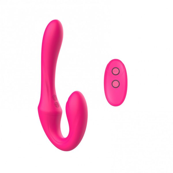 Jiaolong Vibrador duplo Straplass Com 7 Velocidades - I-Moon - Image 8