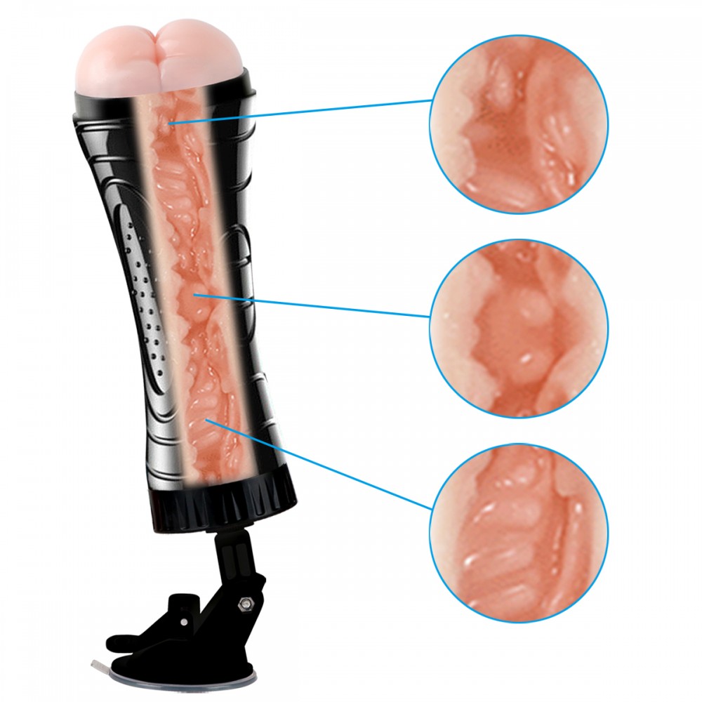 Masturbador Lanterna Com Ventosa e Orifício Formato de Anus - Imagem 6
