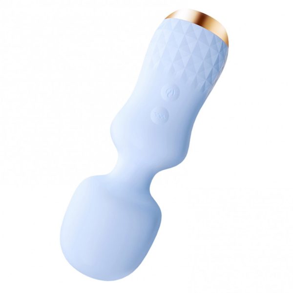 Massageador Varinha Magica AZUL Com Aquecimento, 10 Vibração - Image 2