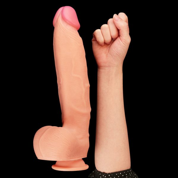 Penis Gigante e Grosso com Camada Dupla + Ventosa 30,5x5,8CM - Image 8