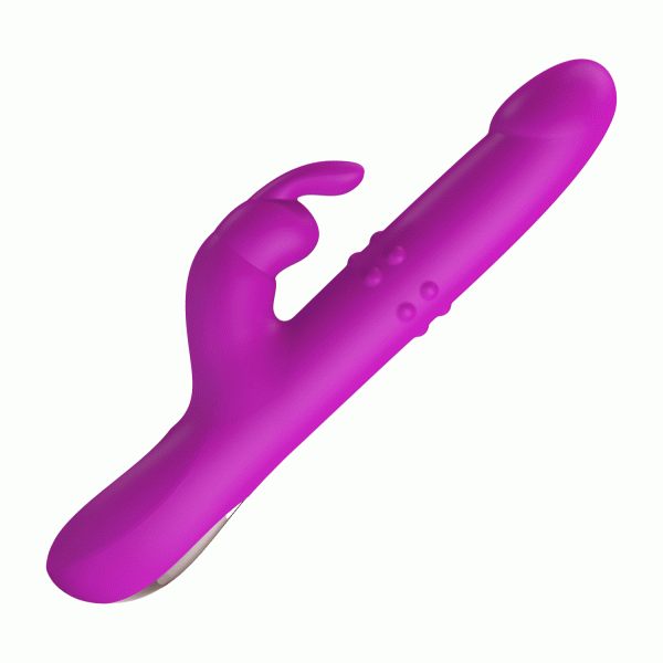 Vibrador de Ponto G Rotativo + Vai e Vem Com Coelhinho Reese - Image 3