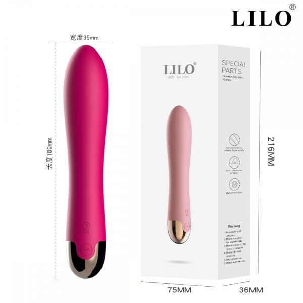 Vibrador Personal Recarregavel com 5 Vibração e Rotação LILO - Image 3