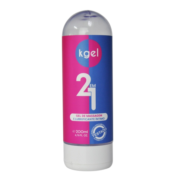 KIT 02 Géis de Massagem e Lubrificante Kgel 2 em 1 - 200ML - Image 3