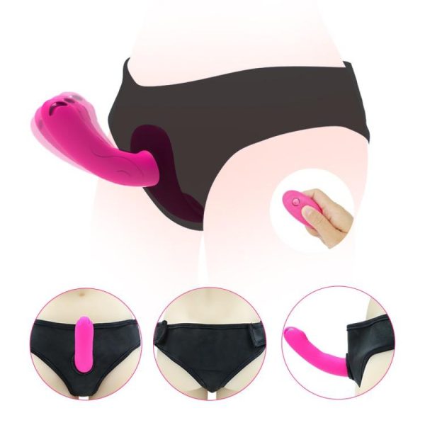 Calcinha Harness Com Vibrador de ponto G e Clitoris + Controle - Image 11