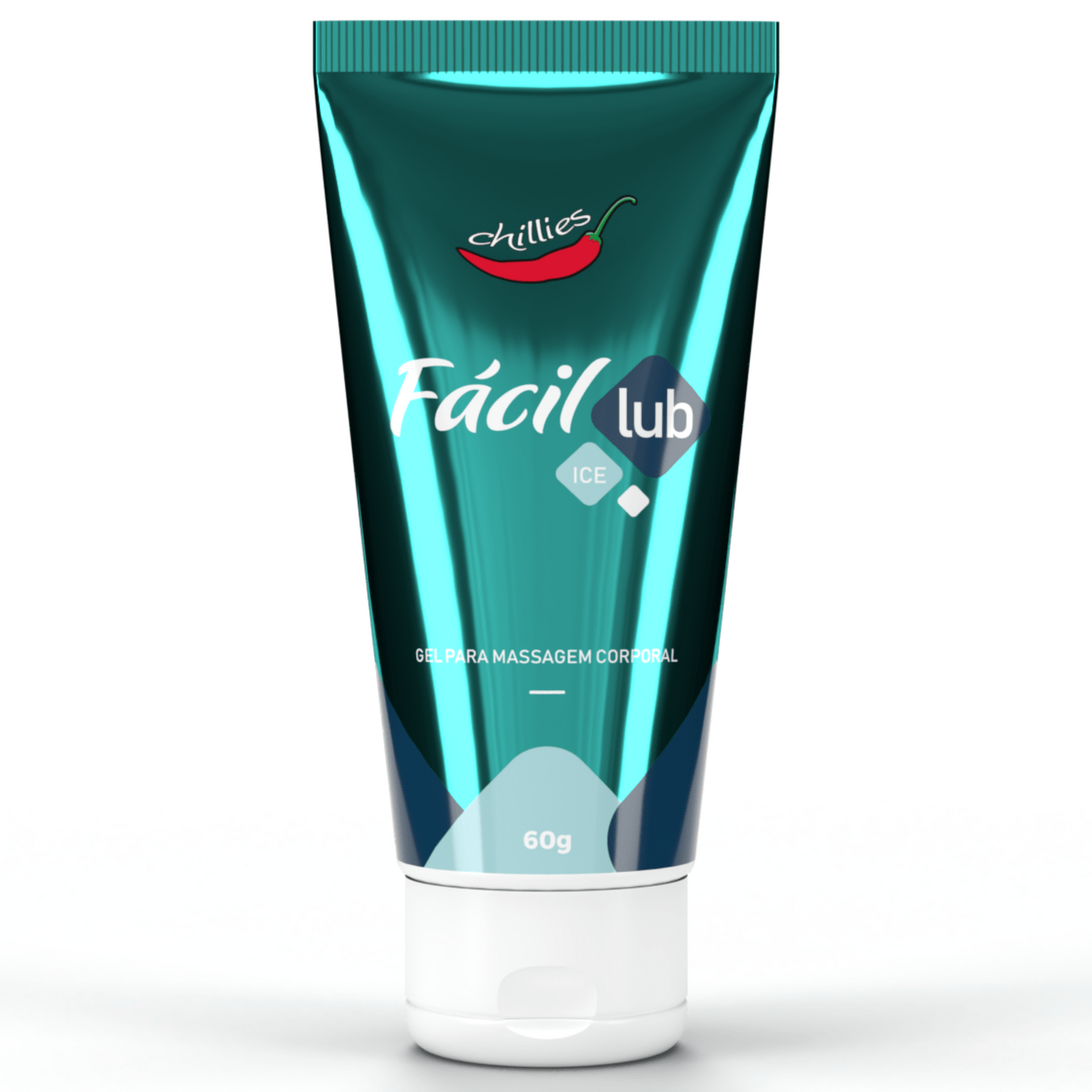 Lubrificante Gel de Massagem Corporal - Fácil Ice Lub - 60G
