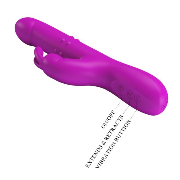 Vibrador de Ponto G Rotativo + Vai e Vem Com Coelhinho Reese - Image 11