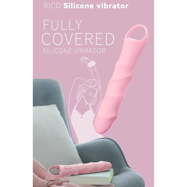 Vibrador Ponto G de 15 Velocidades Com Anel de Dedos - RICO - Image 5