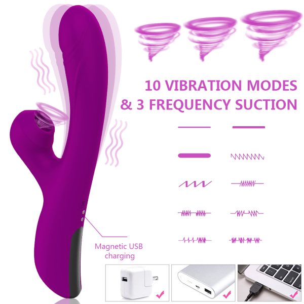 Vibrador Estimulador de Clitóris 10 Modo de Sucção, Vibração - Image 8