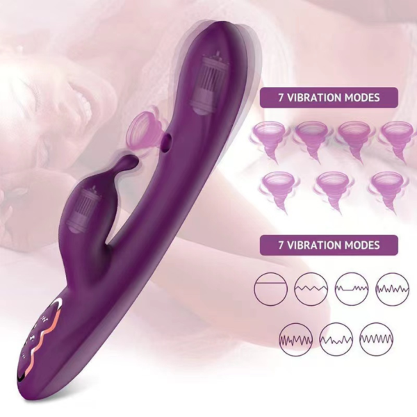 Vibrador Estimulador de Ponto G e Clitóris com Sucção ALPHA - Image 2
