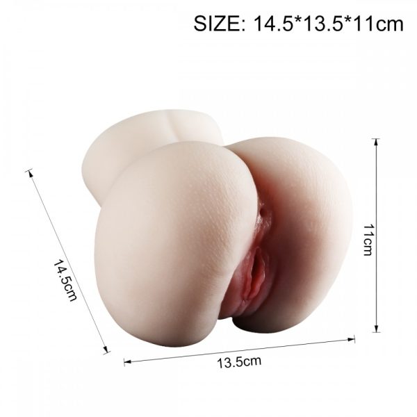 Masturbador Masculino Bumbum C/ Vagina e Anus 100% Cyberskin - Image 9