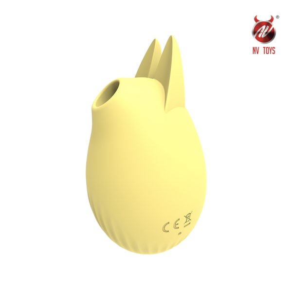 Vibrador Clitoriano Amarelo 03 Velocidaes e Sucção - Martie - Image 4
