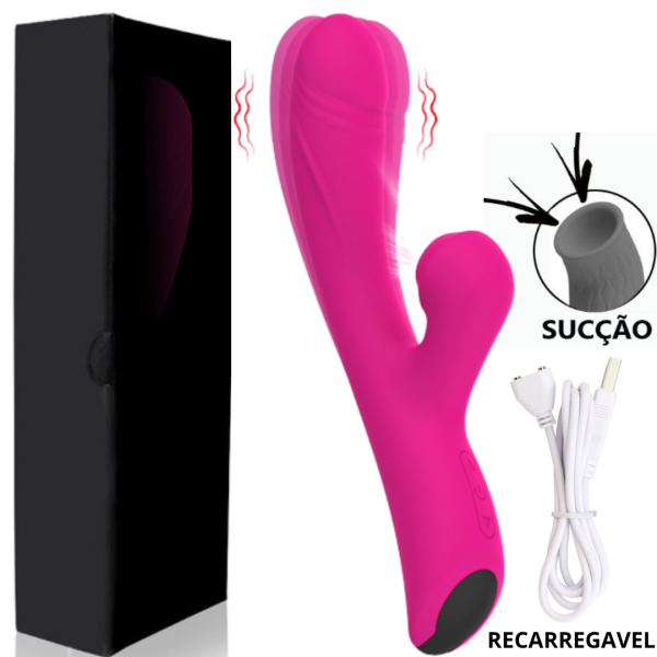 Vibrador Estimulador de Clitóris 10 Modo de Sucção, Vibração
