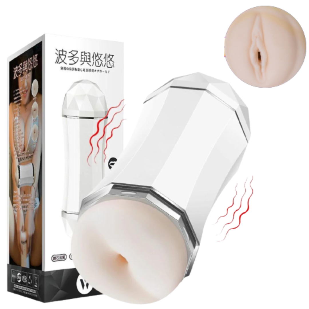 Masturbador Masculino com Orificio e Anus + Vibrador Secwell - Imagem 2