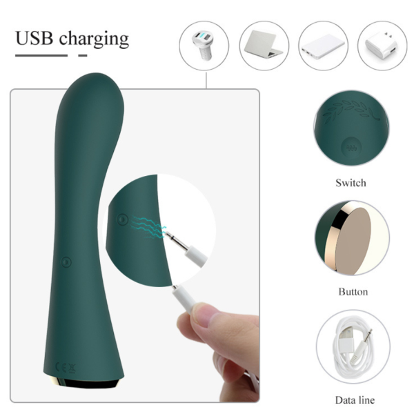 Vibrador Estimulador Ponto G com 8 Modos de Vibração Recarregável - Image 4