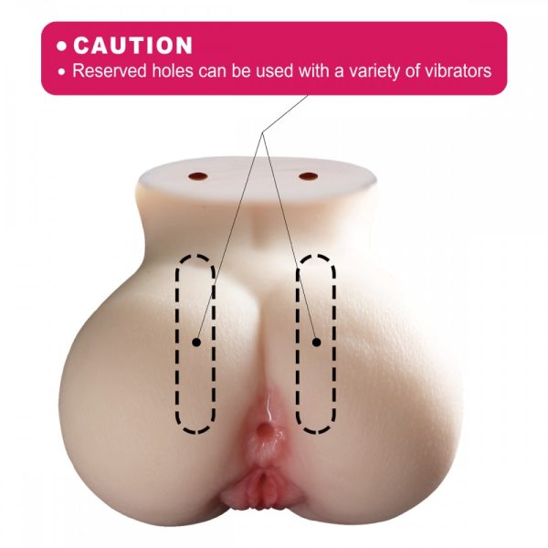 Masturbador Masculino Bumbum C/ Vagina e Anus 100% Cyberskin - Image 10