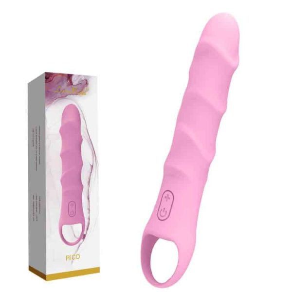 Vibrador Ponto G de 15 Velocidades Com Anel de Dedos - RICO - Image 2