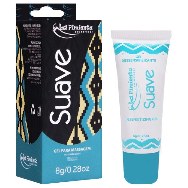 Gel unissex Dessensibilizante Anal - Suave 8g - La Pimienta