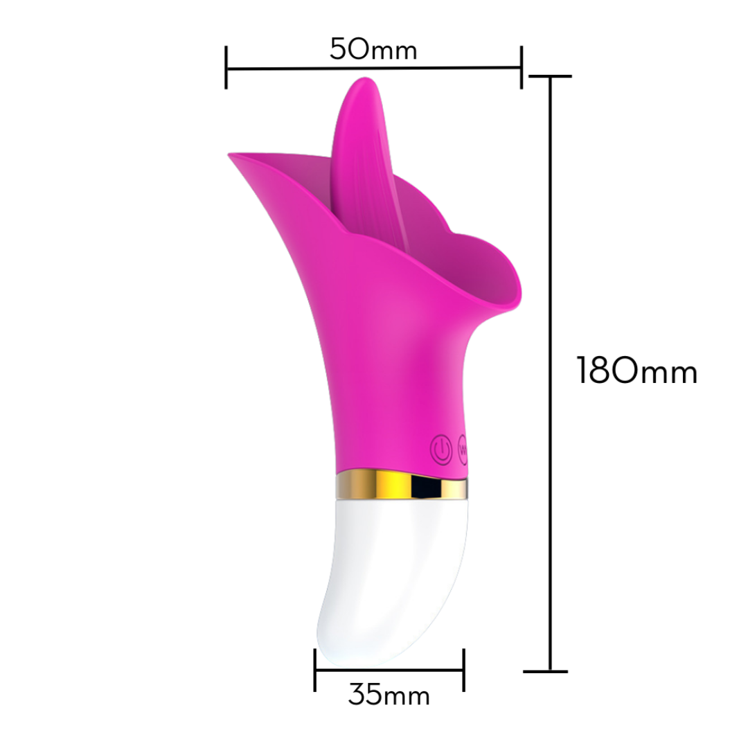 Vibrador Estimulador Clitoriano Forma de Língua - Sex Tongue - Imagem 3