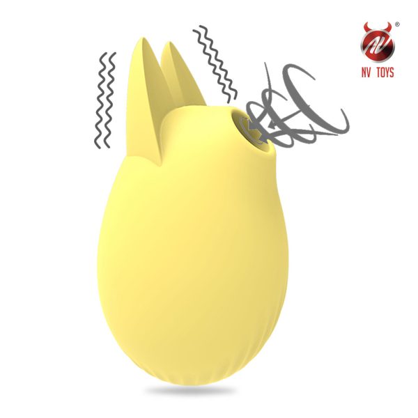 Vibrador Clitoriano Amarelo 03 Velocidaes e Sucção - Martie - Image 6