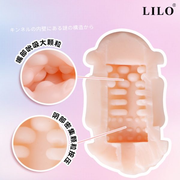 Masturbador masculino duplo Com Vagina e Boca em Cyberskin - Image 10