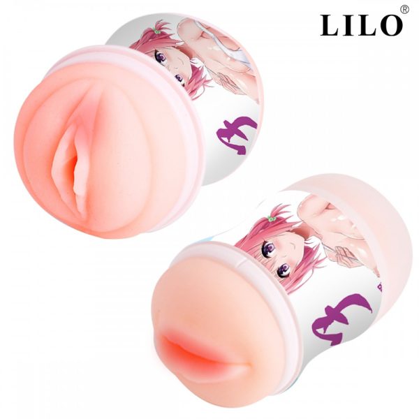 Masturbador masculino duplo Com Vagina e Boca em Cyberskin - Image 7