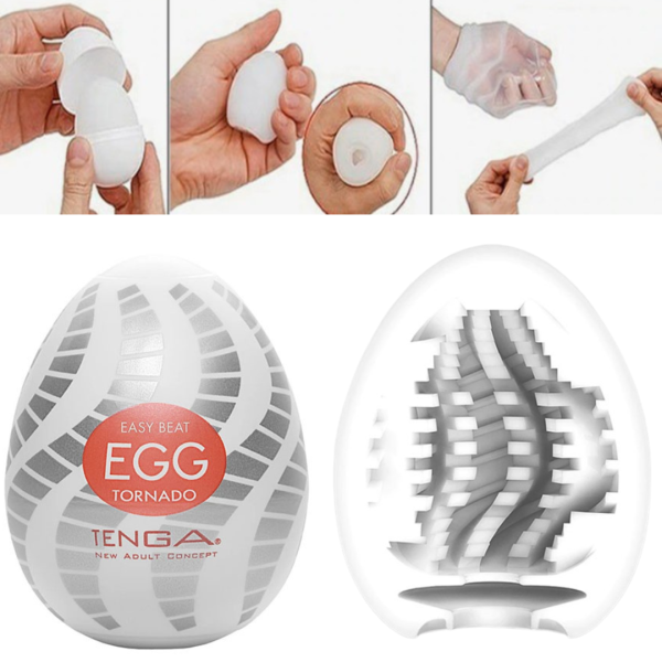 Ovinho Masturbador Masculino Original Tenga Egg - BRUSH