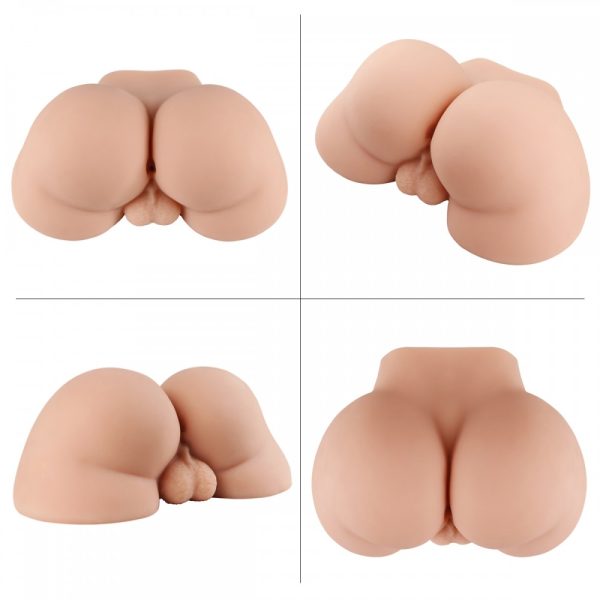 Masturbador Bunda Masculina Com anus Penetrável em Cyberskin 2.4KG - Crazy Lion - Image 9