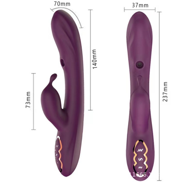 Vibrador Estimulador de Ponto G e Clitóris com Sucção ALPHA - Image 3