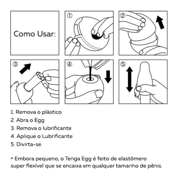 Ovinho Masturbador Masculino Original Tenga Egg - BRUSH - Image 2