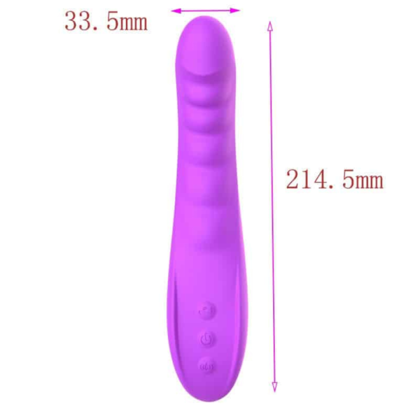 Vibrador Ponto G Com Vai e Vem de 15 Velocidade Recarregavel - Image 2