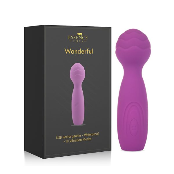 Vibrador Varinha Magica Wanderful 10 Vibrações Essence Toys
