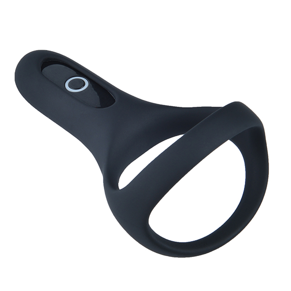 Anel Peniano Vibratório Silicone Com App Control Rise Black Cock - Imagem 4