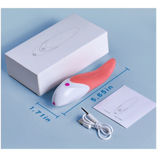Vibrador Feminino Formato Língua de Textura Realista Tongue - Image 7