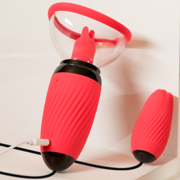 Vibrador Ponta Dupla Com Bullet + Lingua Estimuladora - USB - Image 7