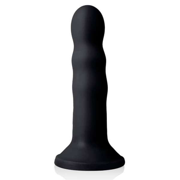 Protese Dildo Plug Wavy com Ventosa - 18x3,8cm - Dom - Image 2